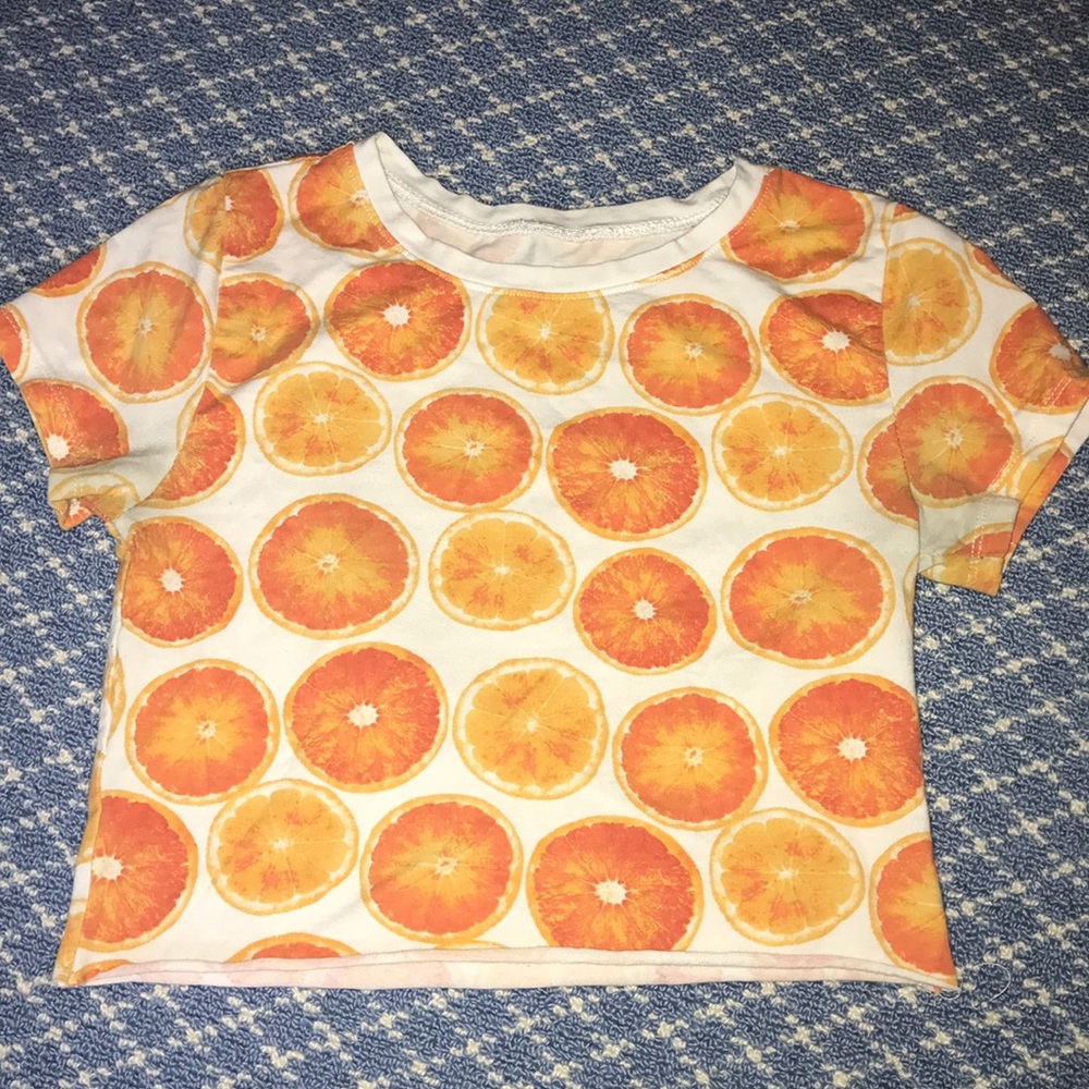 Oranges crop top